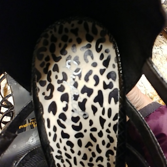 Qupid Black Cage High Heel Sandals US 8.5 - Picture 7 of 7